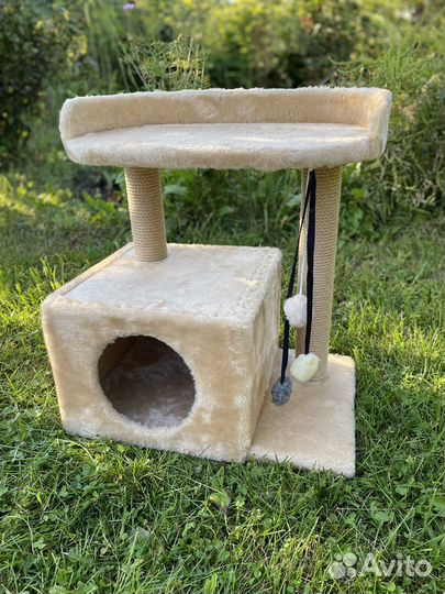 Домик для кошки с когтеточкой