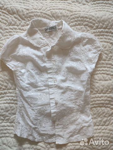 Рубашка для девочки на 6-7 лет