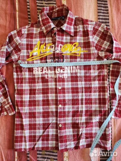 Рубашка подросковая р152-158, хлопок