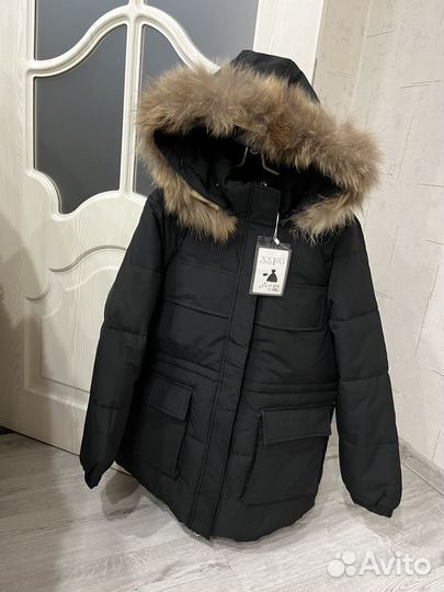 Новая зимняя куртка пуховик 48р