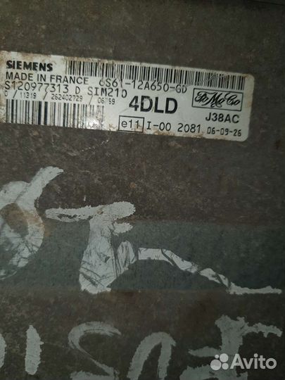 Мозги эбу форд фьюжн сим 210