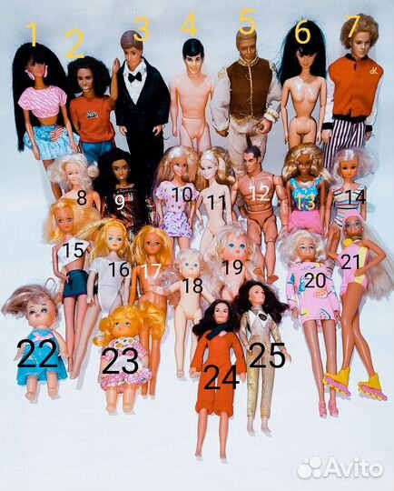 Куклы Барби, Кены разные