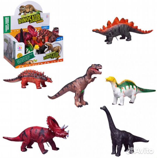 Фигурка динозавра большая (из мягкого материала)