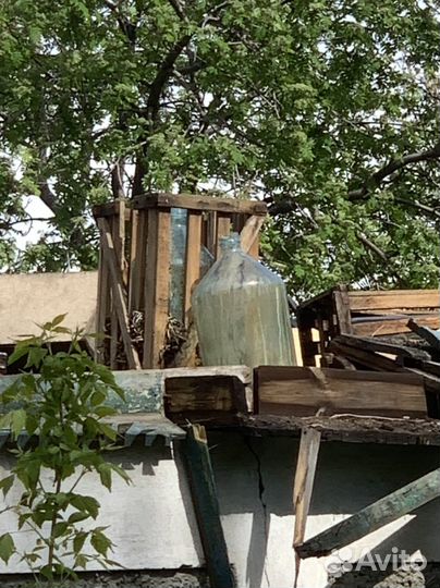 Бутыль стеклянная