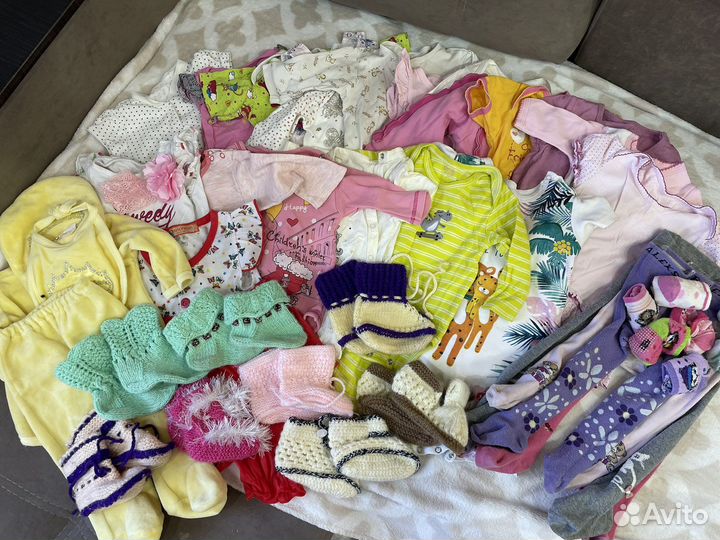 Детские вещи с 0 до 1 года на девочку