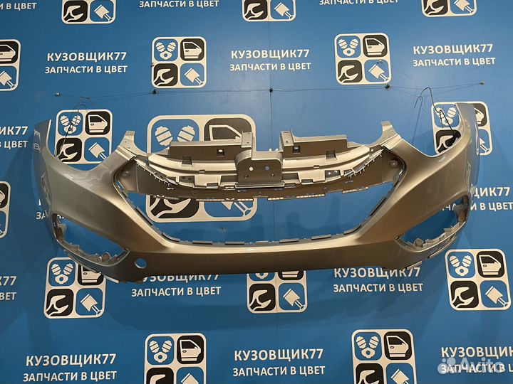 Бампер передний Hyundai IX-35 2010-2015 Серебристый