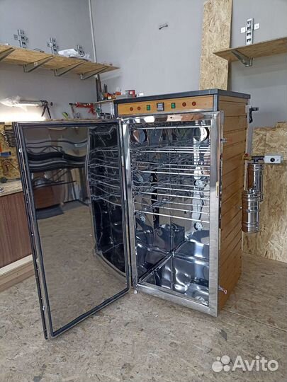 Коптильня 450 L горячего холодного копчения