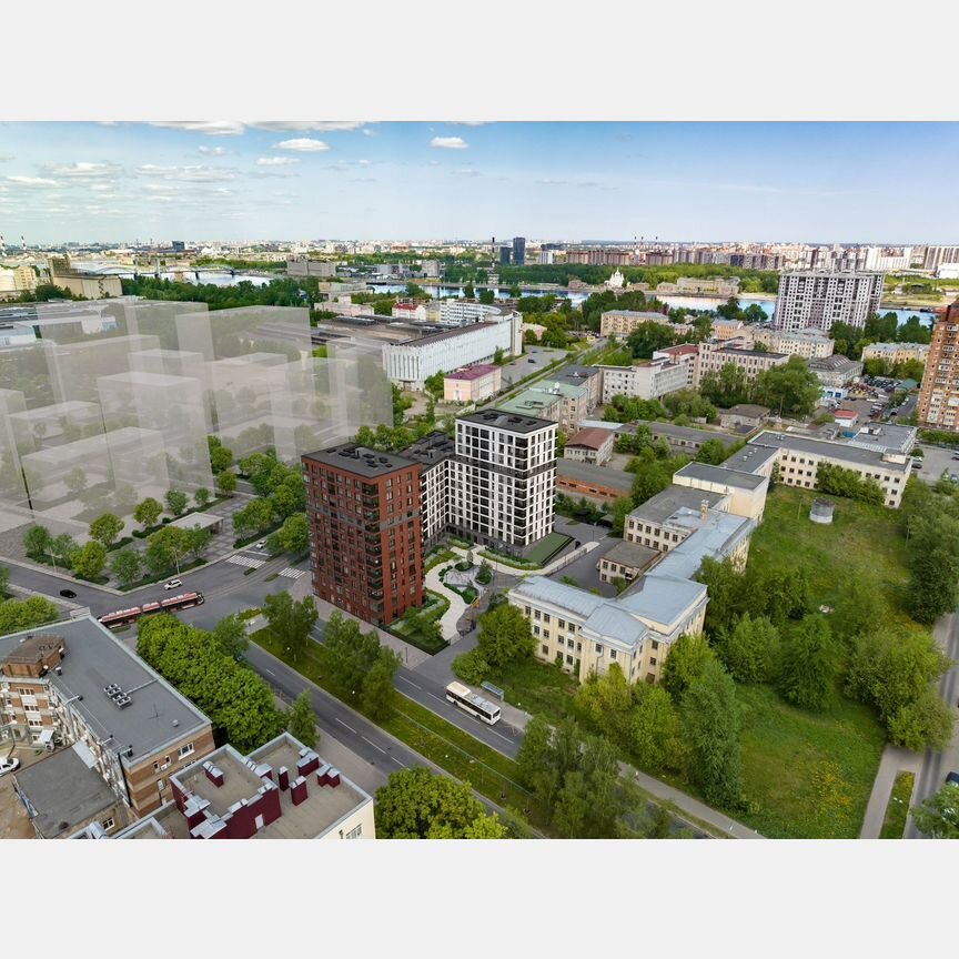 2-к. квартира, 56 м², 6/12 эт.