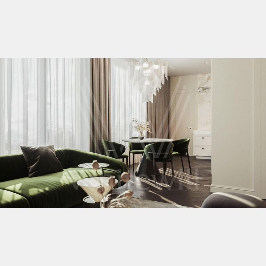 Апартаменты-студия, 35,5 м², 5/21 эт.