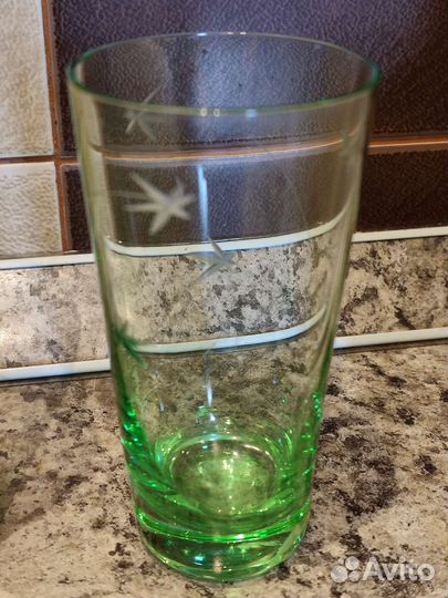 Бокалы цветное стекло СССР