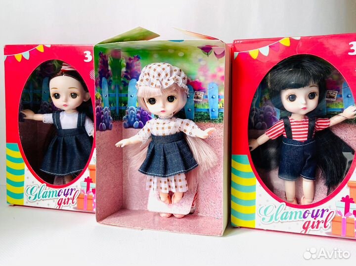 Шарнирная кукла Glamour girl
