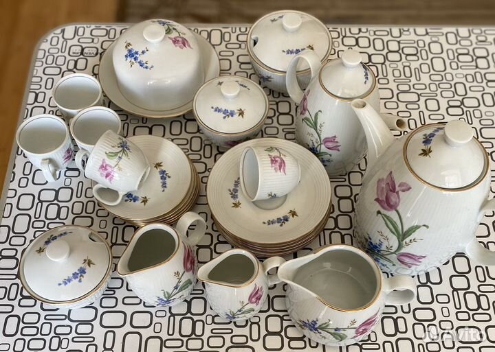 Столовый и кофейный сервиз гдр