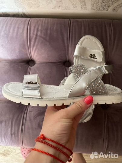 Сандалии для девочки размер 36