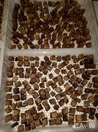 Отборное легкое говяжье 1*1см Лакомства для собак