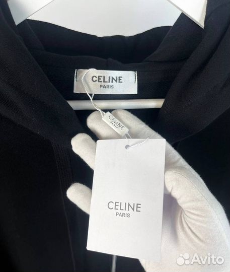 Зип худи celine черная