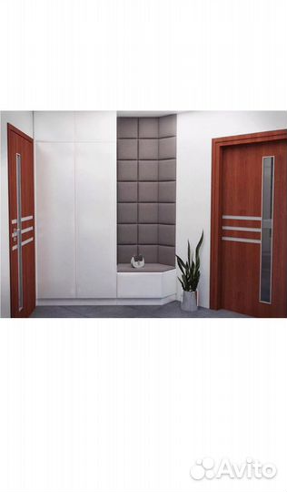 Мягкие стеновые панели в прихожую