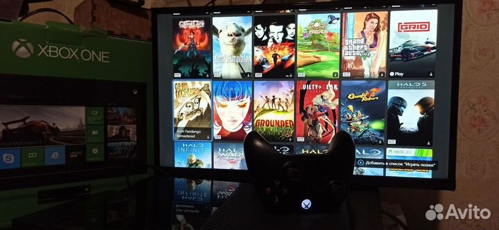 Xbox One Fat 500gb/1tb + Игры