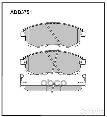 Колодки торм. nissan infiniti suzuki I30 97, 350 Z