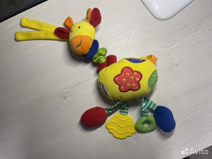 Подвеска погремушка Жираф музыкальный