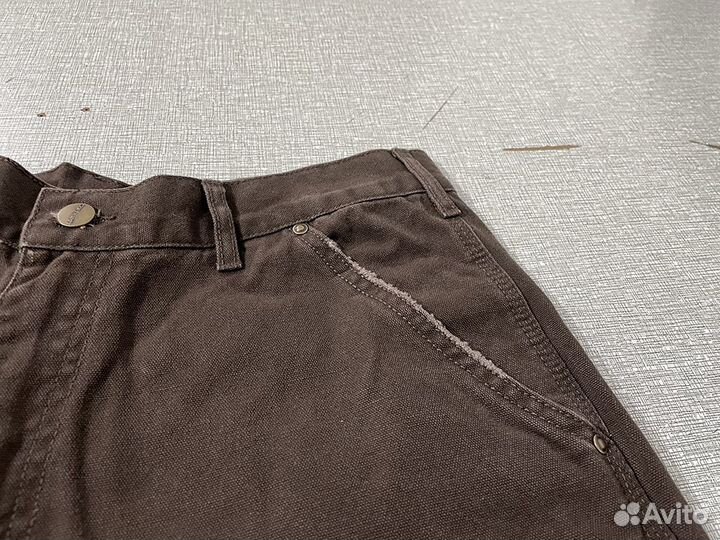 Брюки Carhartt WIP Double Knee Pant Dark Brown