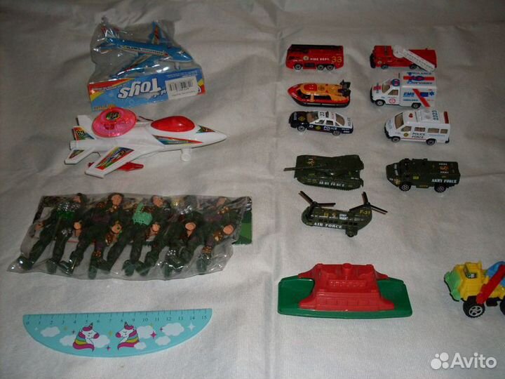 Машина солдатики оружие игрушечное, самолет мото