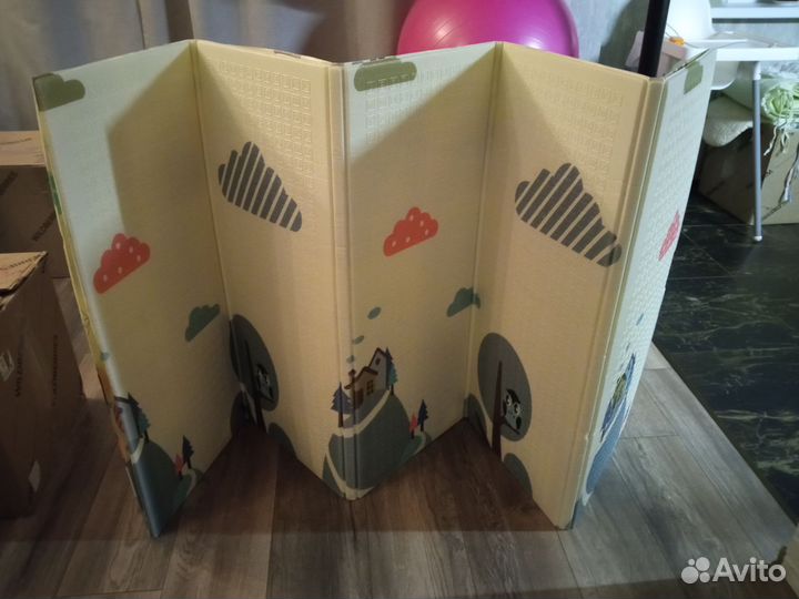 Детский коврик для ползания складной