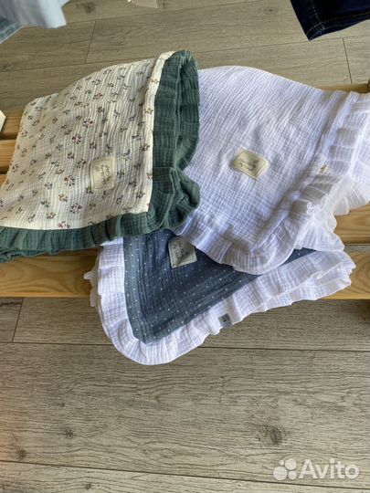 Муслиновый плед детский