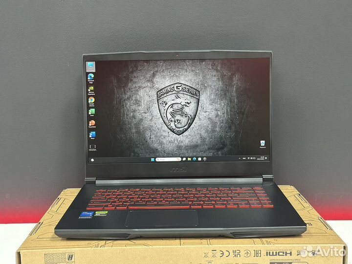 MSI Thin 144Hz Core i5 12450H 16G озу RTX3050