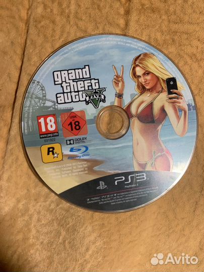 Диск GTA 5 для ps 3