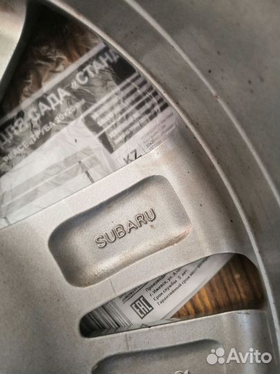 Литые диски r18 на subaru Tribeca