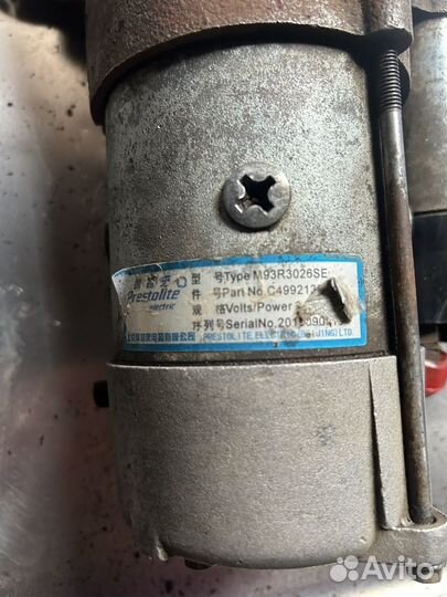 Стартер на камаз cummins