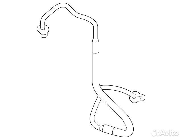 Трубка шланг системы кондиционера Volvo C30, S40