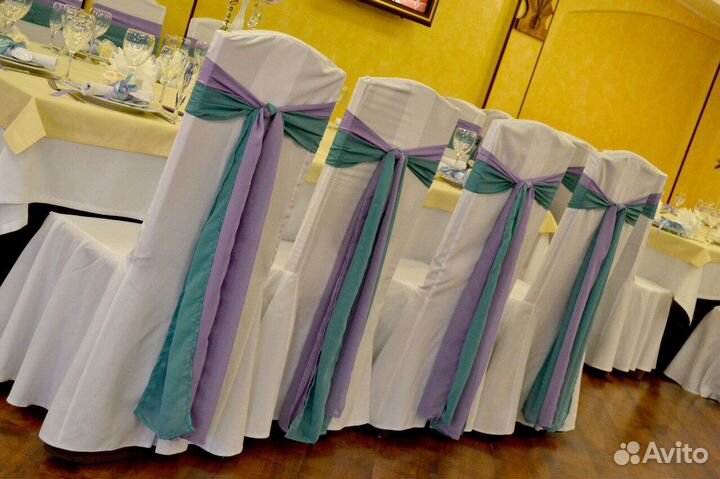Банты на стулья (разные цвета)