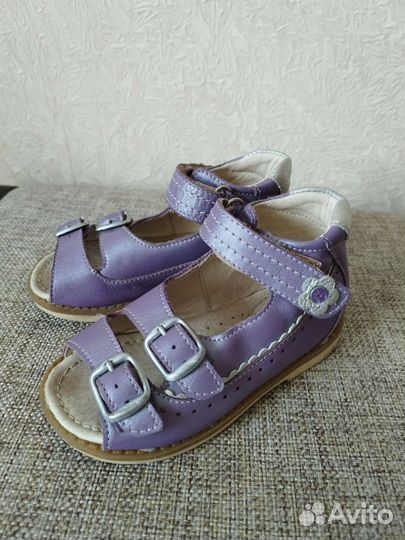 Босоножки из натуральной кожи, размер 24