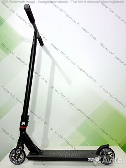 Трюковой самокат explore guru black, новый