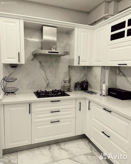 Кухня белая мдф во Владимире