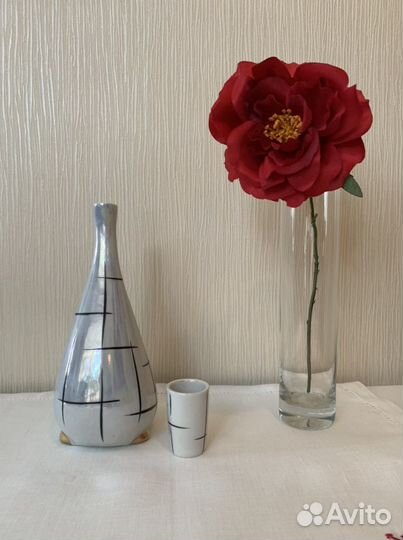 Графин штоф СССР. Артель Прогресс. Гусь. Фарфор