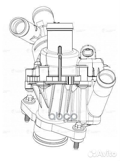 Термостат для а/м Mercedes-Benz CLA (C117) (13