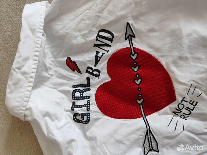 Рубашка для девочки 116-122