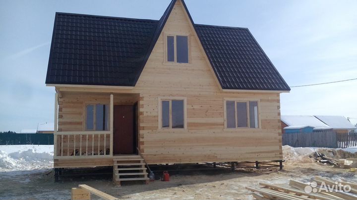 Дом из бруса 9 на 6