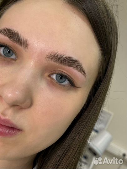 Брови: окрашивание, долговременная укладка