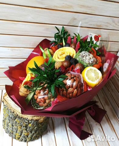 Ореховые букеты. Букеты из орехов и сухофруктов