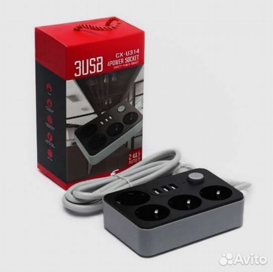 Сетевой фильтр +с usb