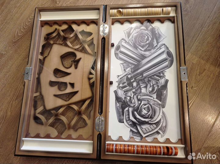 Нарды ручной работы