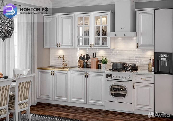 Кухня Престиж №3 2.0 м жемчуг шервуд