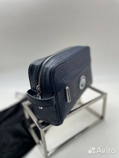 Мужской клатч из кожи крокодила Stefano Ricci