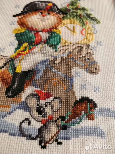 Картина вышитая крестом