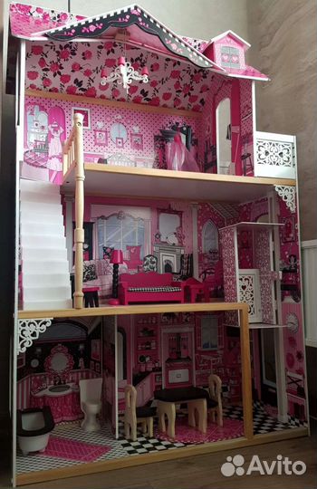 Кукольный домик с мебелью kidktaft