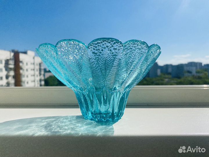 Конфетница цветное стекло, СССР