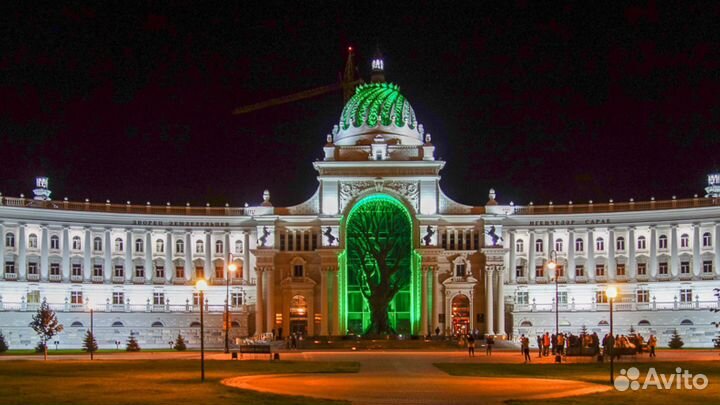 Экскурсия по ночной Казани на автобусе